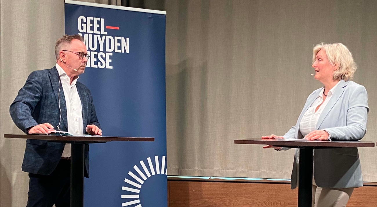 Bilde av John Arne Markussen og Anita Helene Hall.